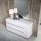 Athena Bedroom in High Gloss White by ESF w/Options