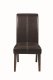 Weber 107282 Set 4 of Dining Chairs in Black Leatherette