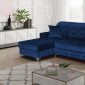 Verso Mini Sectional Sofa in Blue by Skyler Design