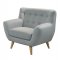 Anke Sofa 8312 in Light Grey Fabric by Homelegance w/Options