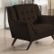 Baby Natalia Sofa Set in Black 511034 by Coaster w/Options