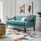 Concur Sofa in Teal Velvet Fabric by Modway w/Options