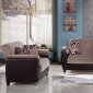 Aspen Jennefer Vizon Sofa Bed in Fabric by Sunset w/Options