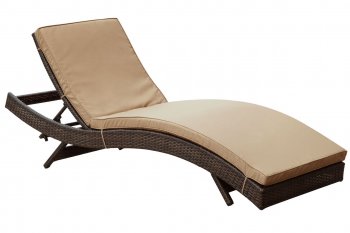 Peer Outdoor Patio Chaise Lounge Choice of Color by Modway [MWOUT-Peer]