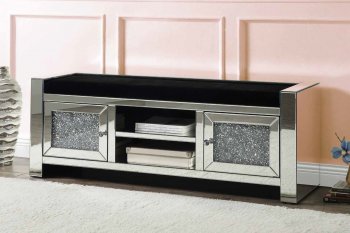 Noralie Bench w/Storage AC00539 in Mirror by Acme [AMBN-AC00539 Noralie]