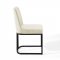 Amplify Dining Chair Set of 2 in Beige Fabric by Modway