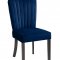 Shelby Dining Chair 725 Set of 2 Navy Velvet Fabric by Meridian