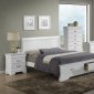 G3190D Bedroom by Glory Furniture in White w/Storage Bed