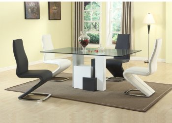 Shelley Dining Table by Chintaly w/Optional Tara Chairs & Buffet [CYDS-Shelley-Tara]