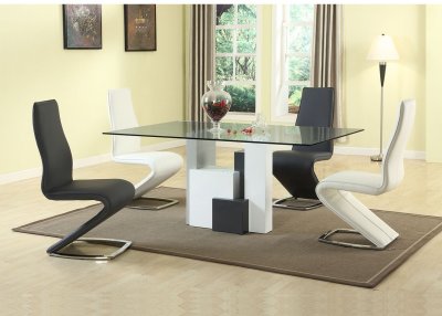 Shelley Dining Table by Chintaly w/Optional Tara Chairs & Buffet