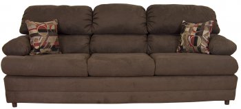 Java Fabric Contemporary Loveseat Sofa & Set w/Optional Items [PMS-6525-Java]