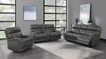 Longport Power Motion Sofa 610484P Charcoal by Coaster w/Options [CRS-610484P Longport]