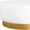 Deco Coffee Table 215 in White & Gold by Meridian w/Options