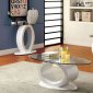 Lodia III Coffee & 2 End Tables Set CM4825WH in White w/Options