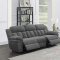 Bahrain Power Motion Sofa 609541P Charcoal by Coaster w/Options