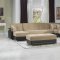 Luna Fulya L. Brown Double Chaise Corner Sectional Sofa -Bellona