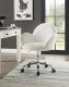 Jago Office Chair OF00119 in White Lapin by Acme