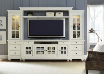 Harbor View Entertainment Unit 631-ENTW in Linen w/Options [LFWU-631-ENTW-Harbor-View]