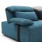 Jamie Sectional Sofa in Multi-Colored Blue Fabric by VIG