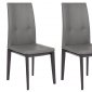 Somers Set of 4 Dining Chairs SV17GRL in Grey by LeisureMod