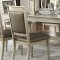 F2430 Dining Set 5Pc in Silver Finish by Boss w/ F1705 Chairs