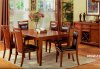 Cherry Finish Modern Elegant Dining Table w/Optional Items