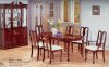 Cherry Gloss Finish Classic Oval Dining Table w/Optional Items