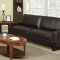 504481 Ava Sofa in Brown Bonded Leather by Coaster w/Options