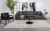 Sasha Modular Sofa 3Pc 551681 Barely Black Coaster w/Options