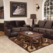 16143 Maine Coon Sofa & Loveseat in Aztec/Chocolate by Chelsea