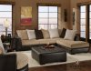 Two-Tone Modern San Marino Sectional Sofa w/Optional Items