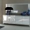 Caprice White Dining Table by At Home USA w/Optional Items