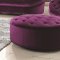 Romanus 511045 Sectional Sofa in Purple Fabric Coaster w/Options