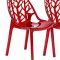 Cornelia Set of 4 Dining Chairs C18TR in Red by LeisureMod