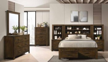 Merrilee Bedroom Set BD02077Q in Oak by Acme w/Options [AMBS-BD02077Q Merrilee]