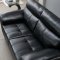 U8360 Sofa in Black Leather Gel by Global w/Options