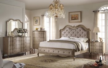 Chelmsford 26050 Bedroom in Antique Taupe Finish by Acme [AMBS-26050Q-Chelmsford]