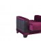 Four Seasons Sectional Sofa Bed in Burgundy by Casamode w/Option