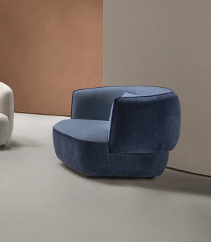 HF5553 Chair in Blue Fabric by J&M [JMAC-HF5553]