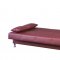 Eco Rest Sofa Bed in Zen Burgundy Leatherette by Casamode