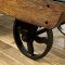 Penny Industrial Coffee Table CM4318 in Weathered Oak w/Options