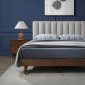 Vance Bed in Beige Velvet by Meridian w/Options