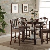 Bixby Counter Height Dining Set 5Pc in Espresso by NCFurniture