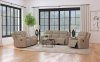 Brentwood Motion Sofa & Loveseat 610281 Taupe Fabric by Coaster