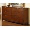 Brown Cherry Finish Contemporary Bedroom w/Optional Items