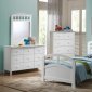 San Marino Kids Bedroom 4Pc Set 19150 in White by Acme w/Options