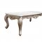 Emily Coffee Table in Champagne w/Optional End Table