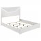 Ives Bedroom Set 5Pc 224941 in White High Gloss by Coaster