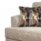 Soprano Beige Fabric Sofa & Loveseat Set w/Optional Chair