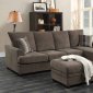 Moxie Sectional Sofa 503995 in Leatherette by Coaster w/Sleeper